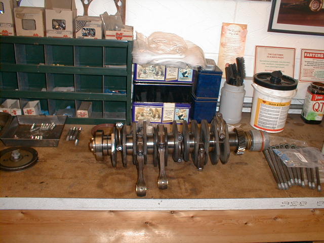 the 911's crankshaft and conrods